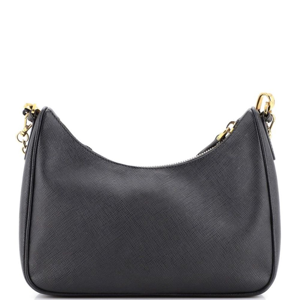 Prada Re-Edition 2005 Shoulder Bag Saffiano Leather Small Black - Picture 3 of 10